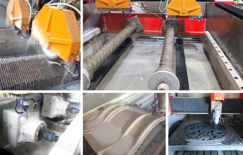 Hualong Automatic Atc 3 Axis 4 Axis Industrial Stone Woodworking 3D CNC Router Cutting Carving Engraving Machine for Furniture Making