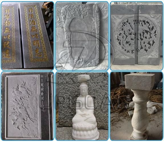 1300*1800mm 4 Axis Heavy Duty Stone CNC Router Engraving Machine