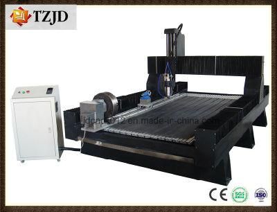 Cylinder Stone Marble Granite Engraving Machine Carving Machinery