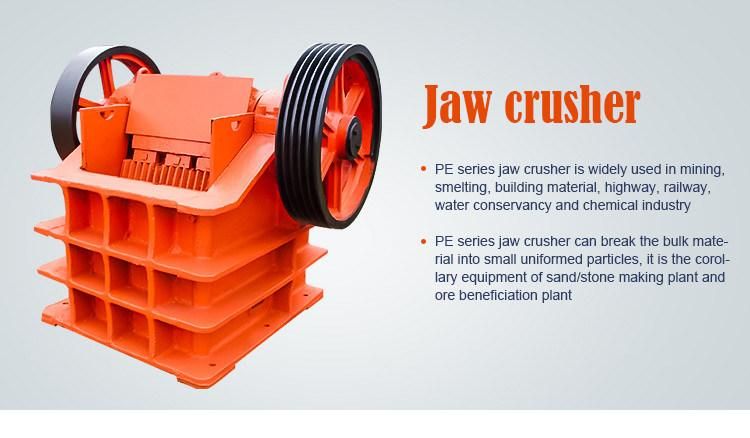 Good Price Jaw Crusher Equipment of Sand / Stone Making Plant in Crushing System
