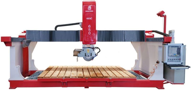 Hknc-650 5 Axis CNC Bridge Saw Marble Granite Stone Cutting Machine for Sale