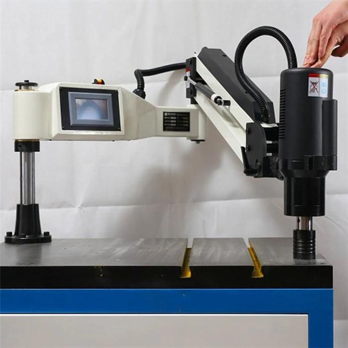 Electric CNC Servo Auto Threading Tapping Machine with Universal Head