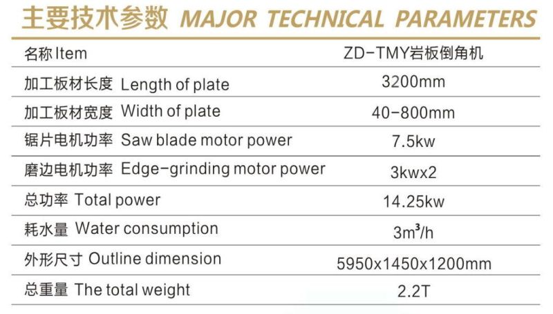 CNC Stone (SLATE) Chamfering Machine