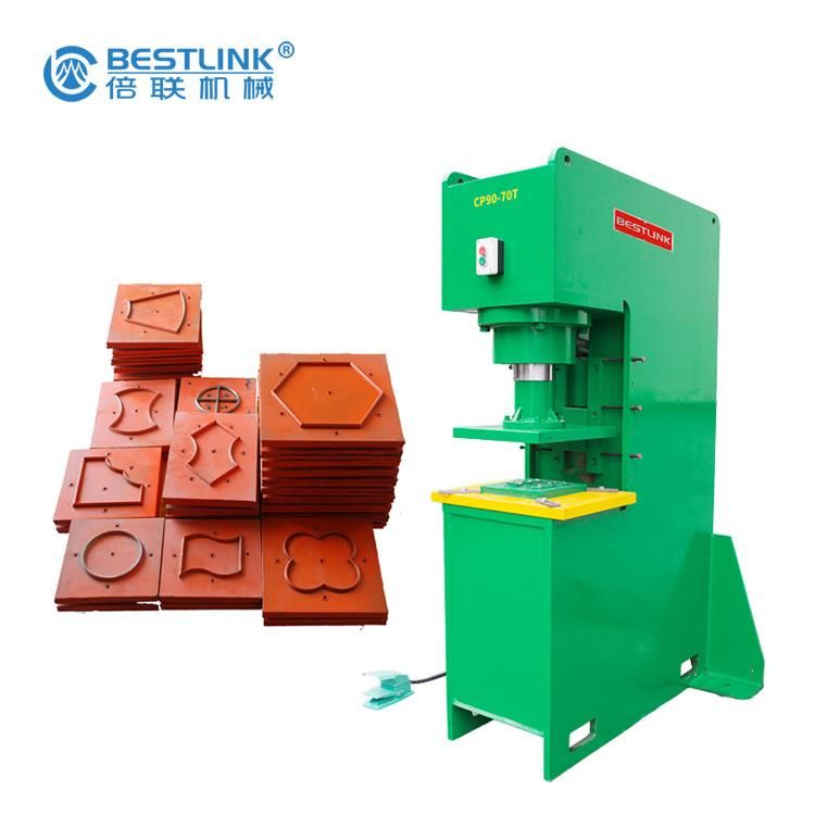 Natural Stone Hydraulic Stamping Machine for Splitting Slabs Special Shape