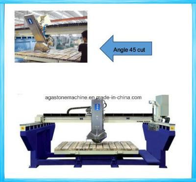 CNC Granite Cutting Machine/ Kitchen Worktops Making Bridge Saw Manufacturer Engrave Block Into Vanity Top Slabs High Accuracy Milling (XZQQ625A)