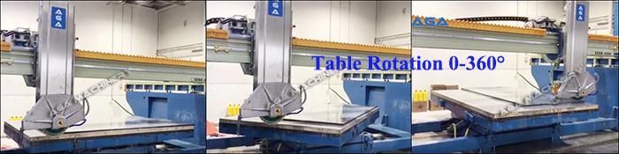 Laser Stone Marble Granite Cutting Machine Bridge Saw for Kitchen Tops (XZQQ625A)