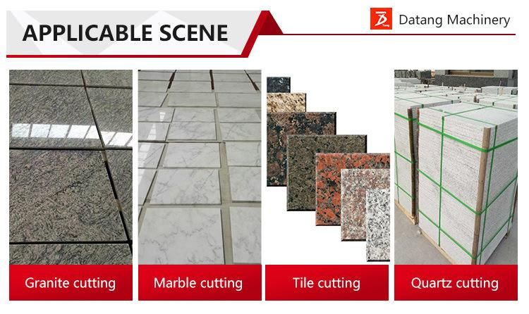 Datang Infrared Granite Marble Stone Slab Edge Wet Cutting Machine