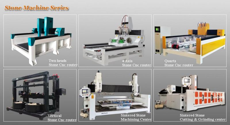 Double Heads Double Spindles Stone, Marble, Granite CNC Router