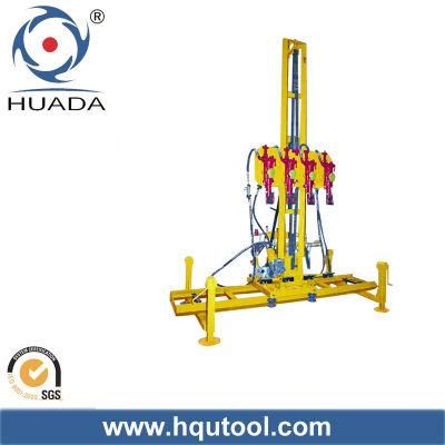 Four-Hammer Rock Driller for Stone, Vertical Drilling (Heavy Type)