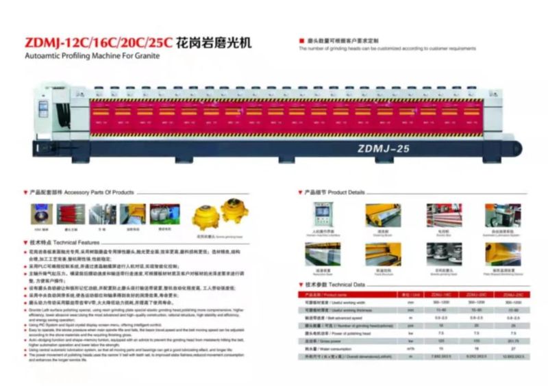 Stone Machine for Polishing Marble/Granite