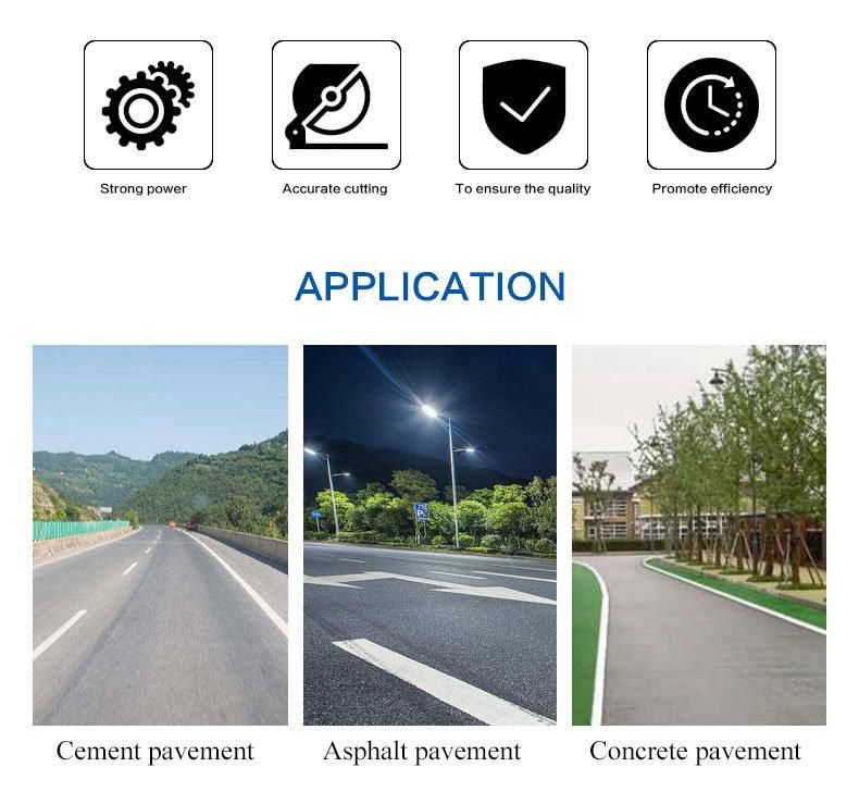 Concrete Road Cutter Gasoline Concrete Cutter Asphalt Road Cutting Machine