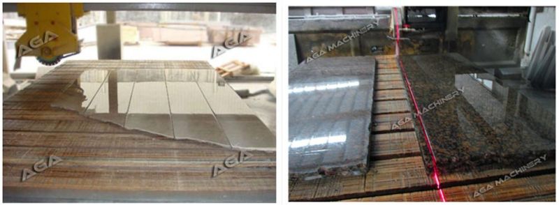 Block Bridge Saw for Granite Marble Quartz Slab Countertop Infrared Stone Cutting Machine with Miter Cuts (HQ700)