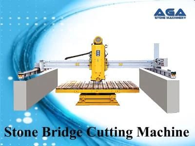 China Granite Marble Bridge Cutting Machine with Table Rotation 0-360 Degree, Bridge Saw Tile Cutter Machine (HQ400/600)