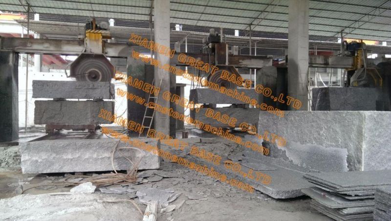 Multi Blade Granite Bridge Saw Stone Block Cutter Machine