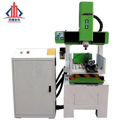 Mini 4 Axis CNC Engraving Machine Jade Metal 3D Engraver Desktop CNC Engraving Machine 3030 4040 6060