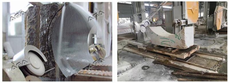 CNC Wire Saw Machine/ Cutting Granite Marble Stones Diversified Cuts/ Stone Engraving and Milling Machine (WS2000)