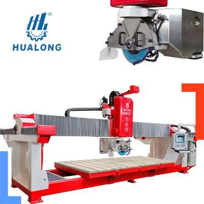 Hknc-500 CNC Machine, Stone Cutting Machine with Laser Welded Diamond Saw Blade Siemens Schneider