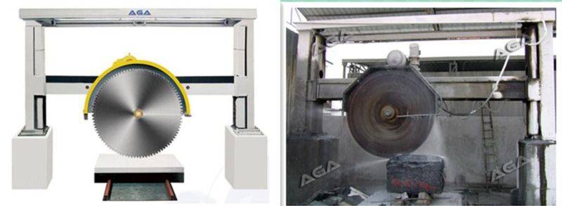 Automatic Gantry Block Sawing Machine with 3000 Blade Maximum Cutting Block of Big Size