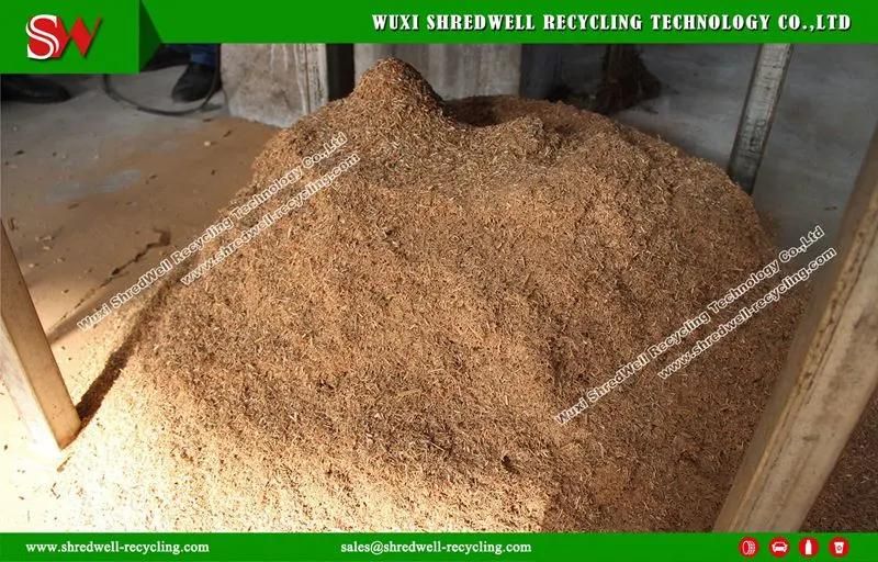 Shredwell High Efficiency Waste Wood Crusher Produce Wood Pellet