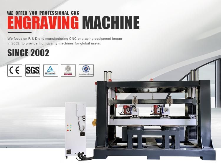 3D CNC Router Machine for Stone Sculpture Cutting Carving