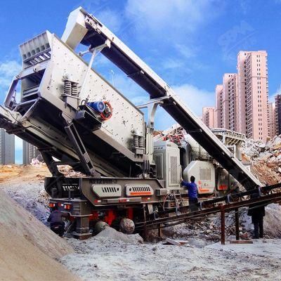 50tph-500tph Quarry Portable Rock Crushing Machine Mobile Crusher Plant