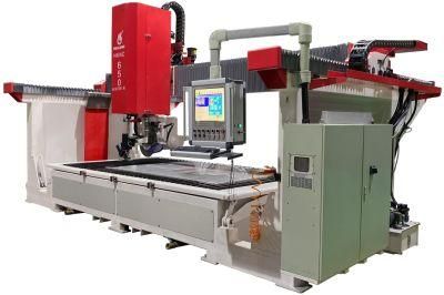 Hualong Stone CNC 5 Axis Automatic Multifunctional Stone Cutting Machine