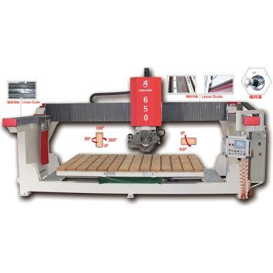 Hlsq-650 Laser Stone Granite Bridge Saw Stone Cutting Sawing Machinery