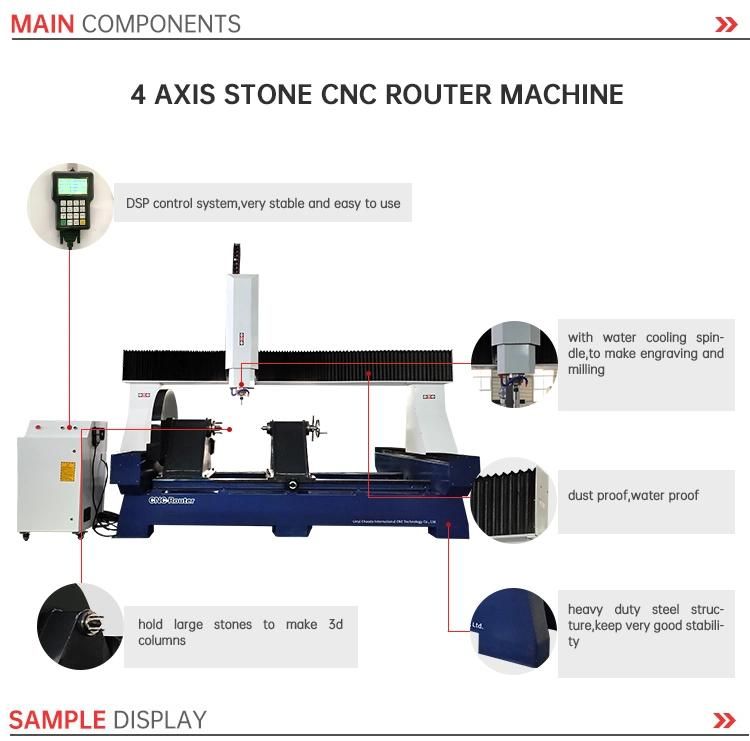 China Manufacturer CNC Stone Cutting Router Machine