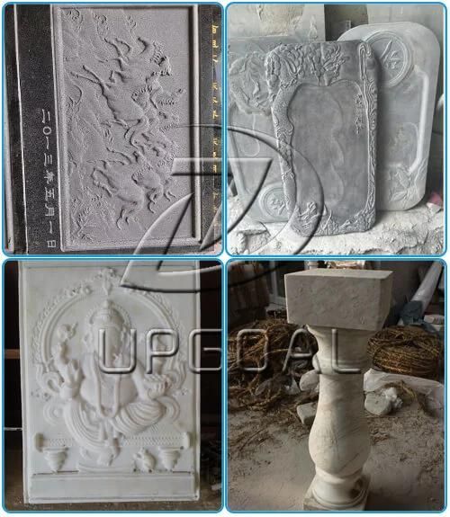 Double Z-Axis Double Heads Stone CNC Carving Machine with Steel Table