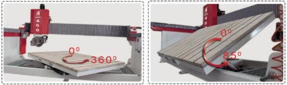 Hualong Machinery Bridge Saw Stone Cutting Machine with Laser Hlsq-450