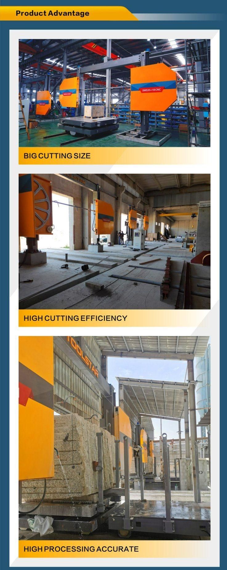 Single Wire Saw Machine Squaring Machine for Stone Processing