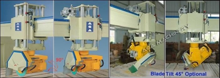 Automatic Stone Bridge Saw with Machine Head Rotation 90 Degrees (HQ600D)