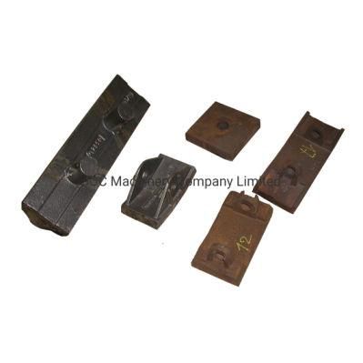 High Manganese Steel Components for Mining Machine - Shredder Liners, Crusher Hammers, Plates