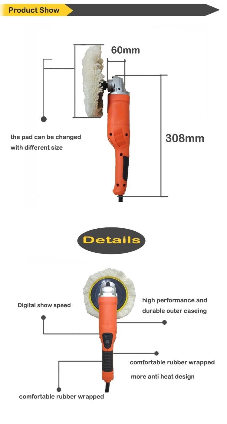 Car Polish Machine 1050W 220V Polish Car Polishing Pad