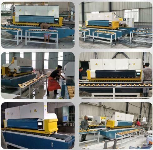 Horizontal Edge Beveling Polishing Grinding Machine for Glass Processing Line Granite and Stone Slab and Ceramic Tiles