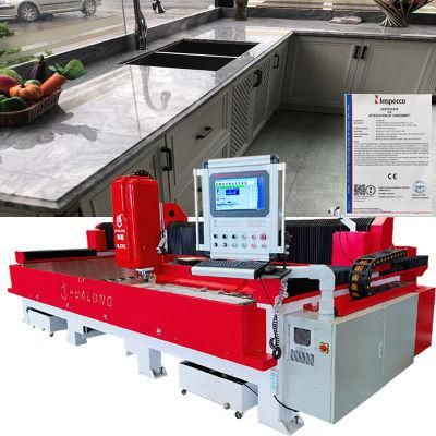Hualong Hlcnc-3319 High Efficiency 3 Axis CNC Machining Center for Fabricating Stone Ceramic Countertop with Ce ISO Certified