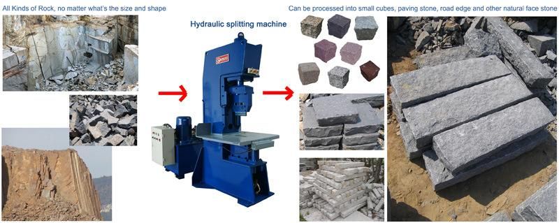 China Supplier Open Frame Stone Guillotine for Granite Block