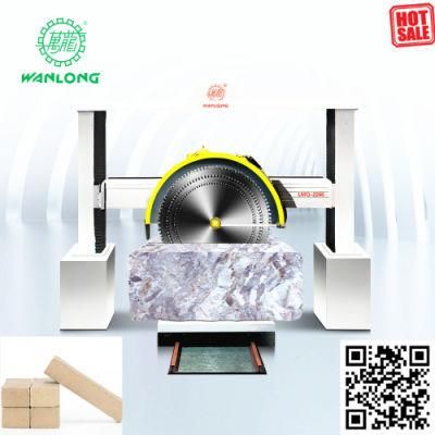 Factory Supply Wanlong Wet Saw Stone Block Cutter with Trolley