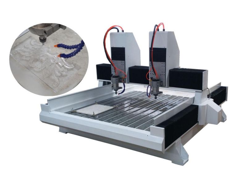 Two Spindle Wood and Stone Heavy Duty CNC Router