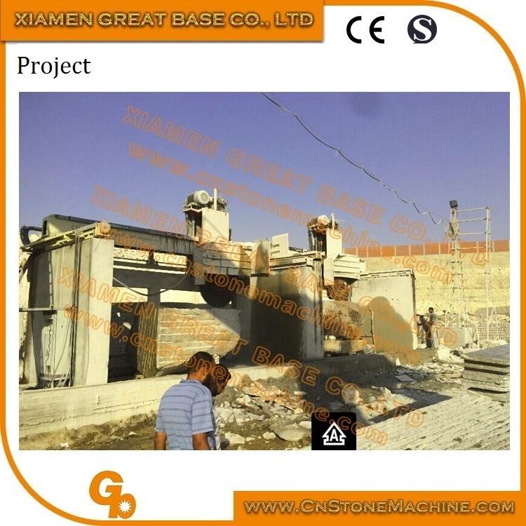 Multi Blade Bridge Type Granite Block Stone Cutting Machine