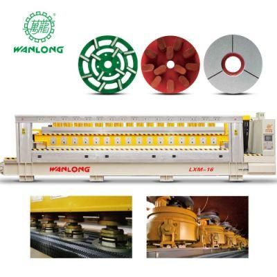 16 Plates Automatic Granite Polishing Machine