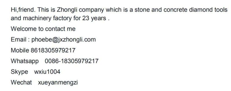 Zhongli Factory Price Hydraulic Granite Marble Stone Cutting Machine