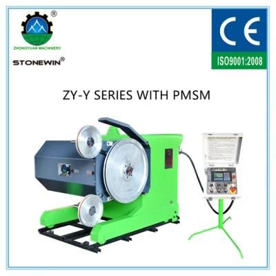 Diamond Cutting Tool Granite Diamond Wire Saw Machine with Pmsm