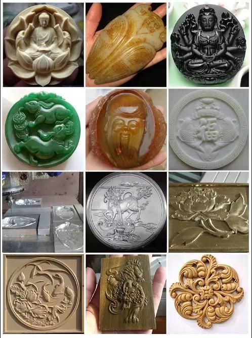 Jade Carving and Shaped Mini CNC Router Machine