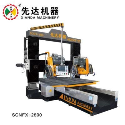 Cnfx-2800 Four Blades Stone Profile Machine for Cutting Marble/Granite