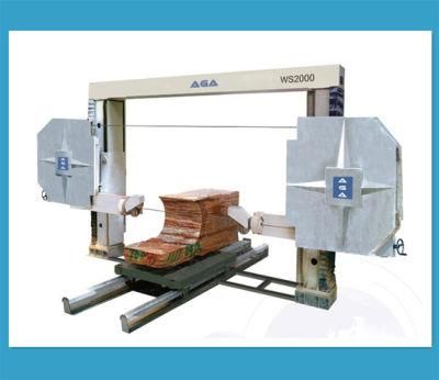CNC Stone Diamond Wire Saw Machine Cutting Granite/Marble Block (WS2000)