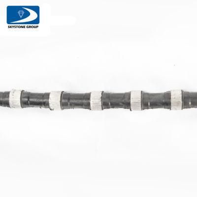 Good Performance Skystone Diamond Wire Saw Rubber Wire Saw 37 Beads/Meter