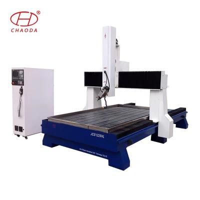 Stone Router 3D Stone Carving Machine with Rotating Spindle