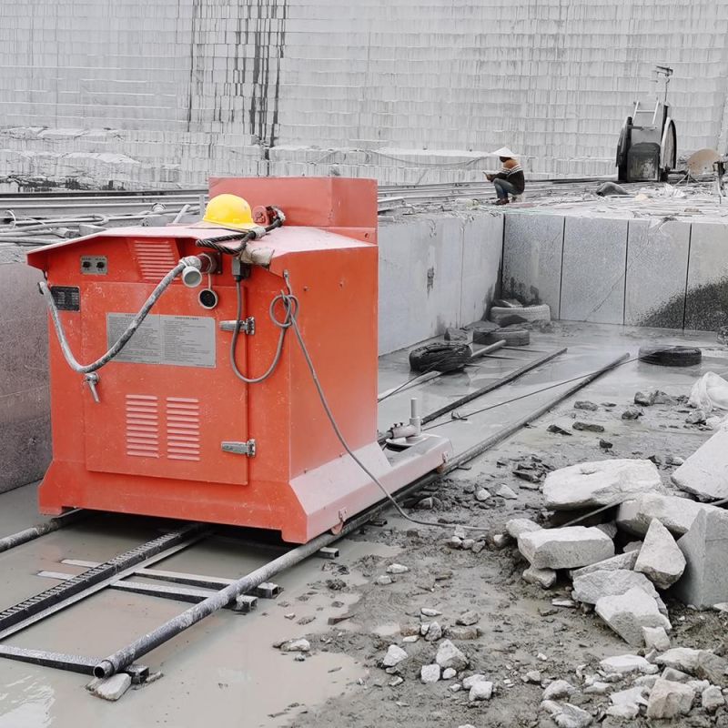 Quarry Stone Diamond Wire Saw Cutting Machine