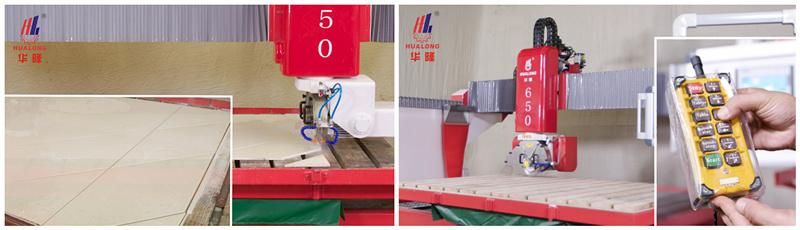 Hualong Hot Selling 3 Axis Stone Cutter Bridge Saw Stone Cutting Machine for Countertop with 220V or 380V